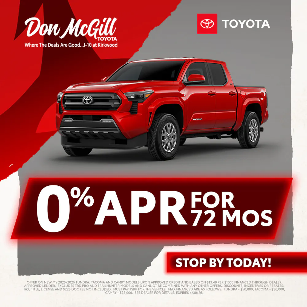 0% APR for 72 Months