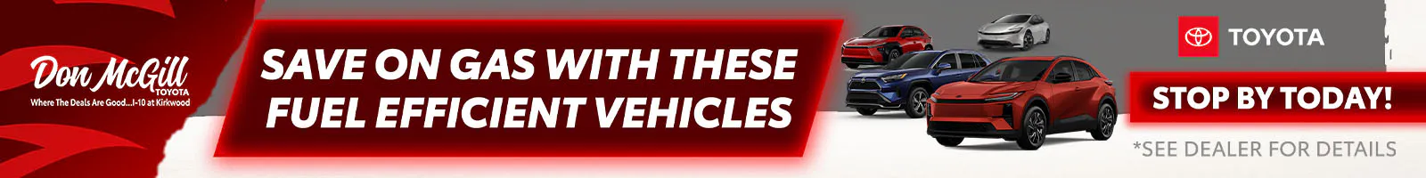 Fuel Efficient Toyota Special