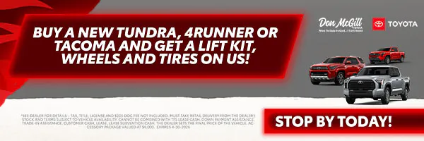 Lift Kit Special | Don McGill Toyota