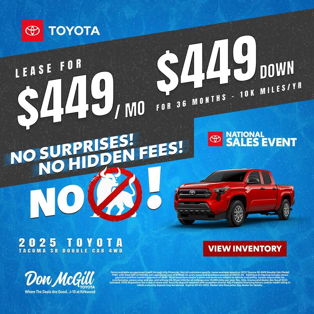 2025 Tacoma SR5 Double Cab | Don McGill Toyota