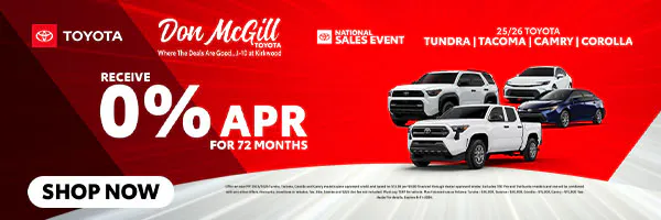 0% APR for 72 Months | Don McGill Toyota