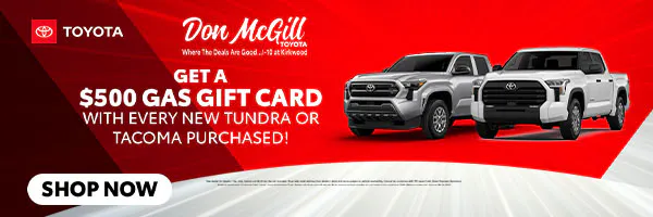 Get a $500 Gas Card! | Don McGill Toyota