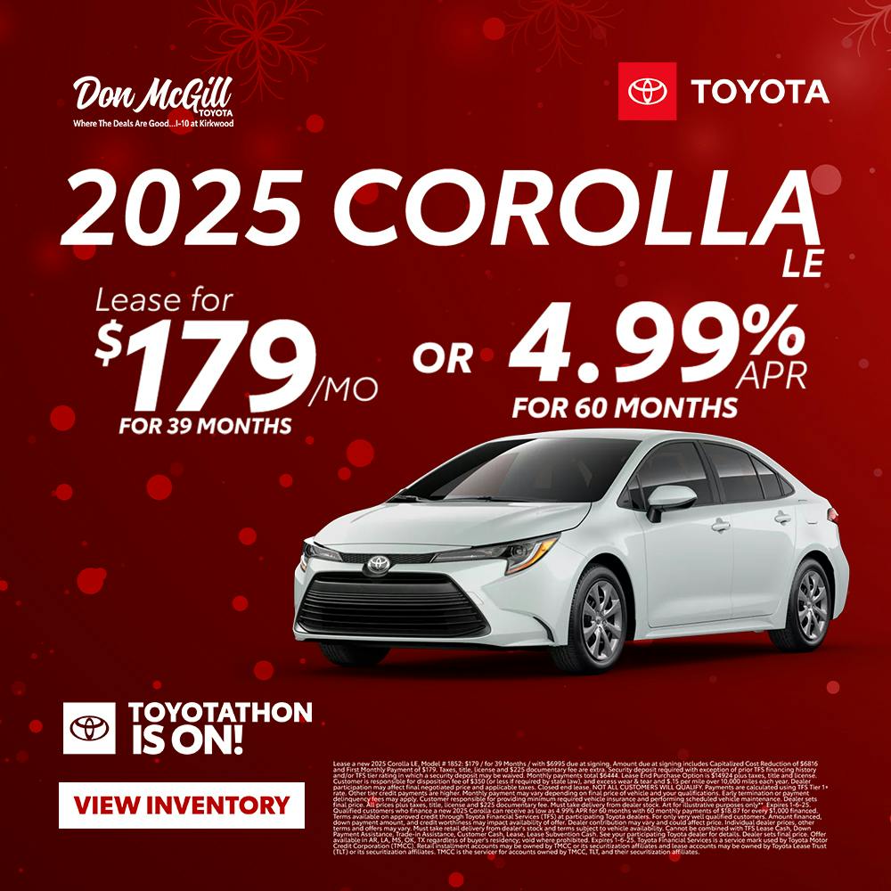 2025 Corolla LE