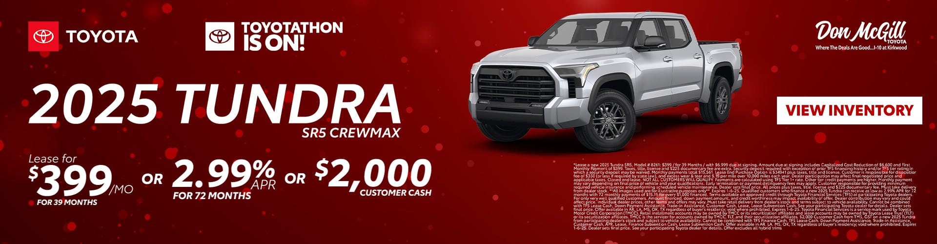 2025 Tundra SR5 Crewmax