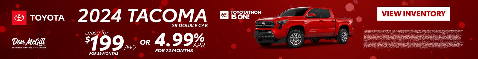 2024 Tacoma SR Double Cab