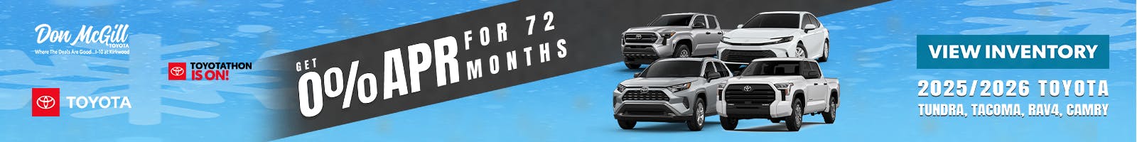 0% APR for 72 Months