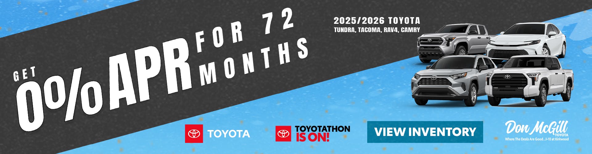 0% APR for 72 Months