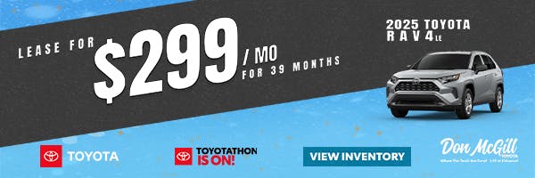 2025 RAV4 LE Toyotathon Sales Event | Don McGill Toyota