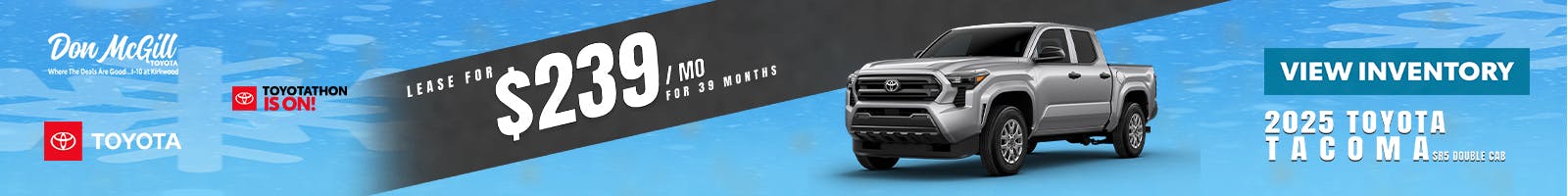 2025 Tacoma SR5 Toyotathon Sales Event