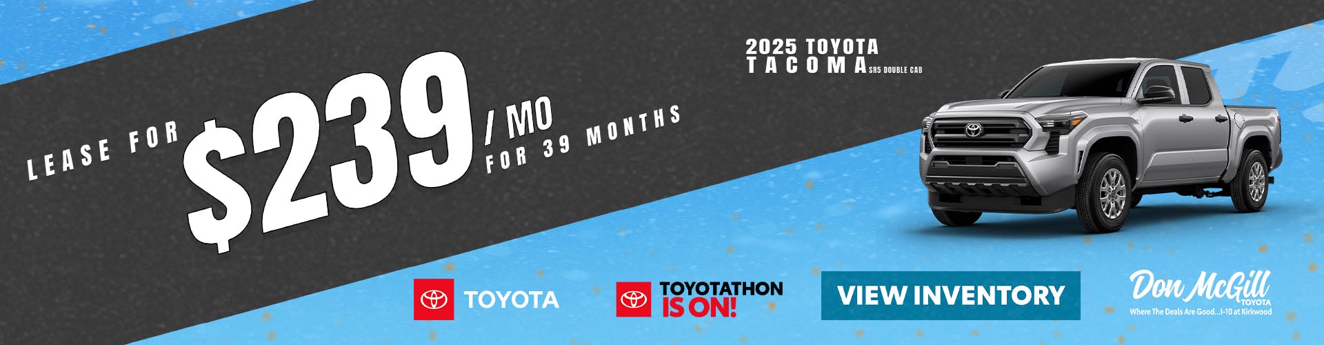 2025 Tacoma SR5 Toyotathon Sales Event