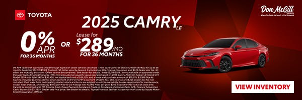 2025 Camry LE | Don McGill Toyota