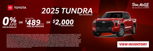 2025 Tundra SR5 Crewmax | Don McGill Toyota