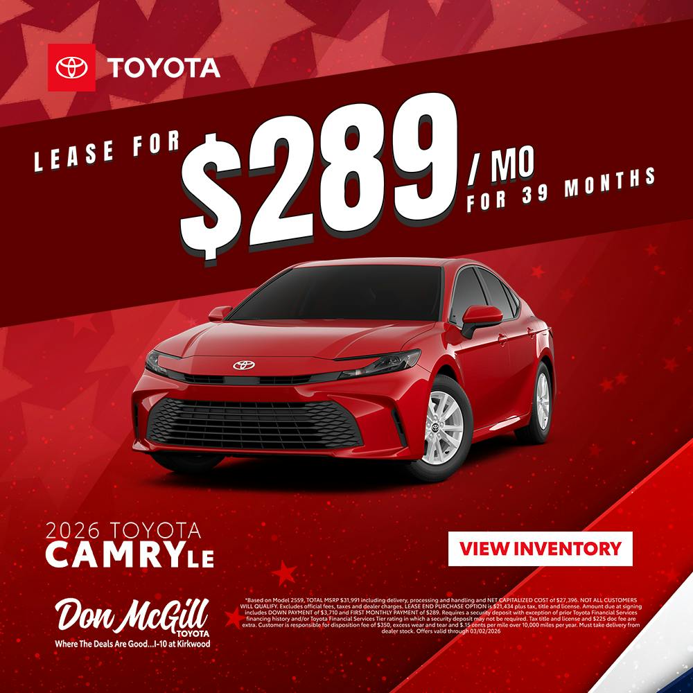 2026 Camry LE Special