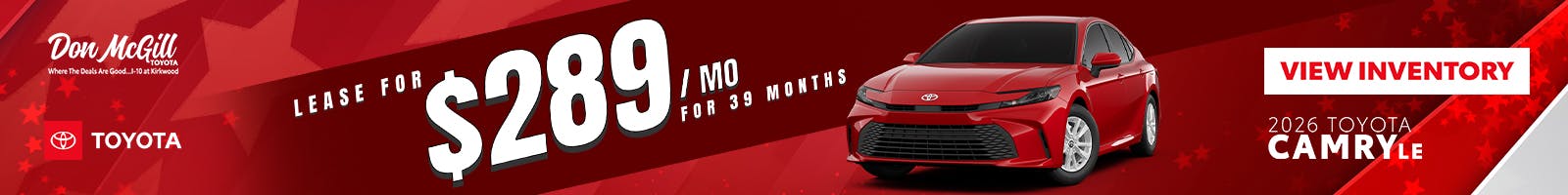 2026 Camry LE Special