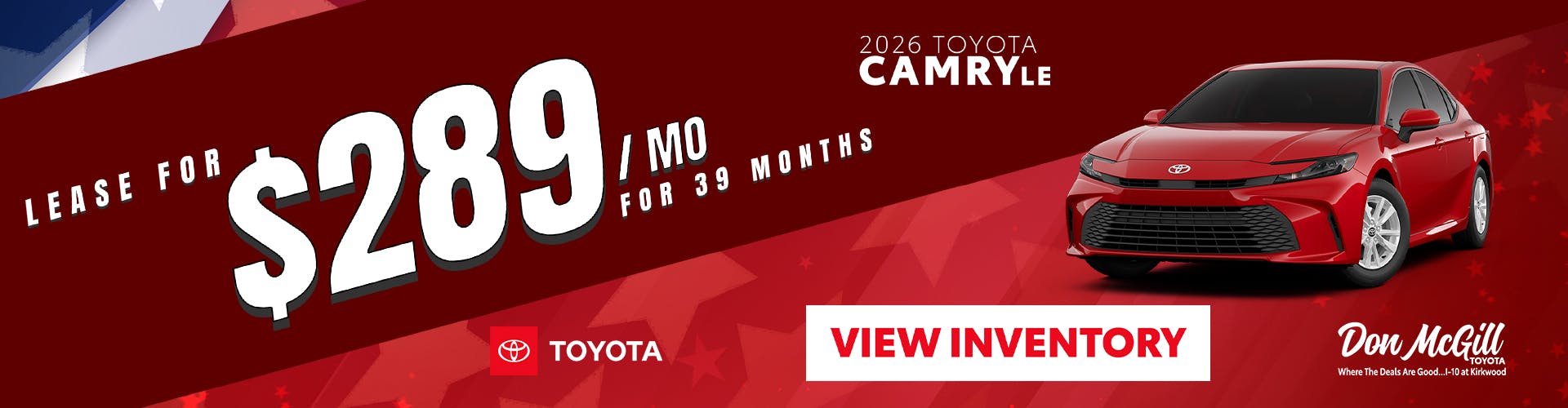 2026 Camry LE Special