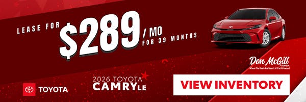 2026 Camry LE Special | Don McGill Toyota