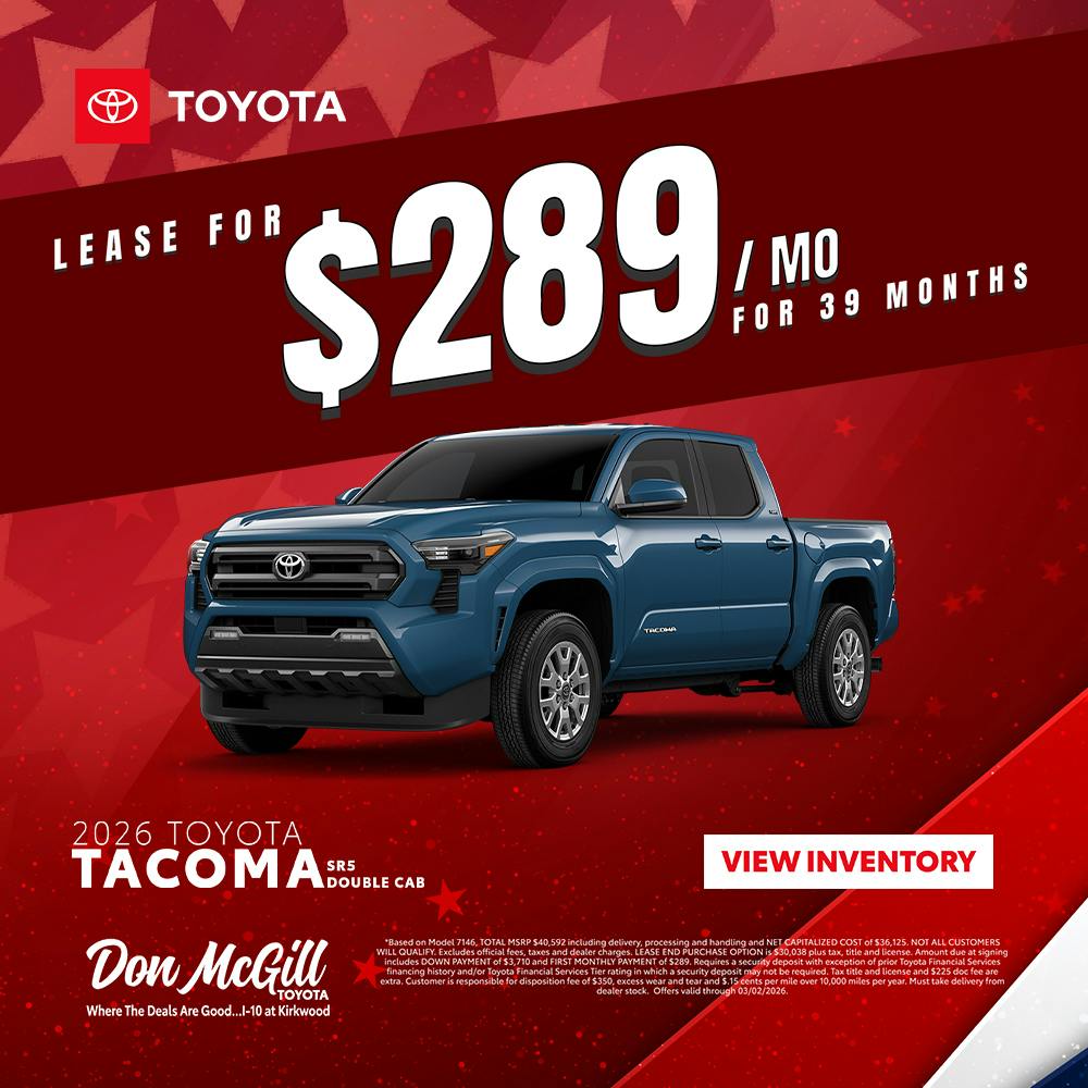 2026 Tacoma SR5 Special