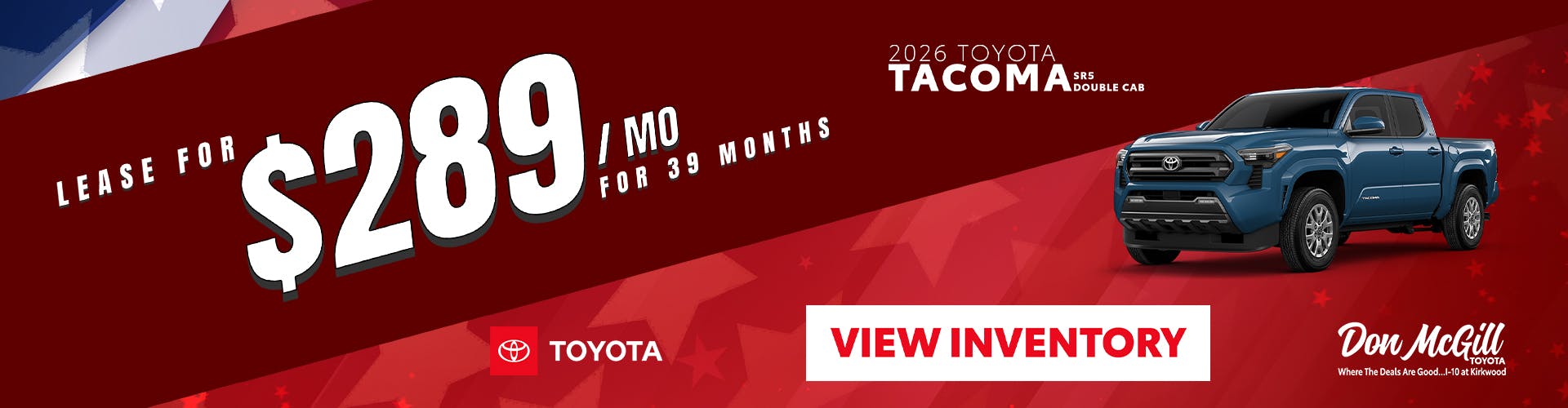 2026 Tacoma SR5 Special