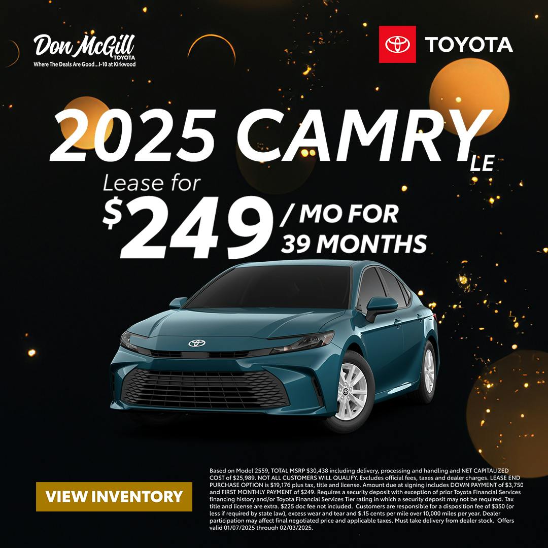 January 2025 GST Camry