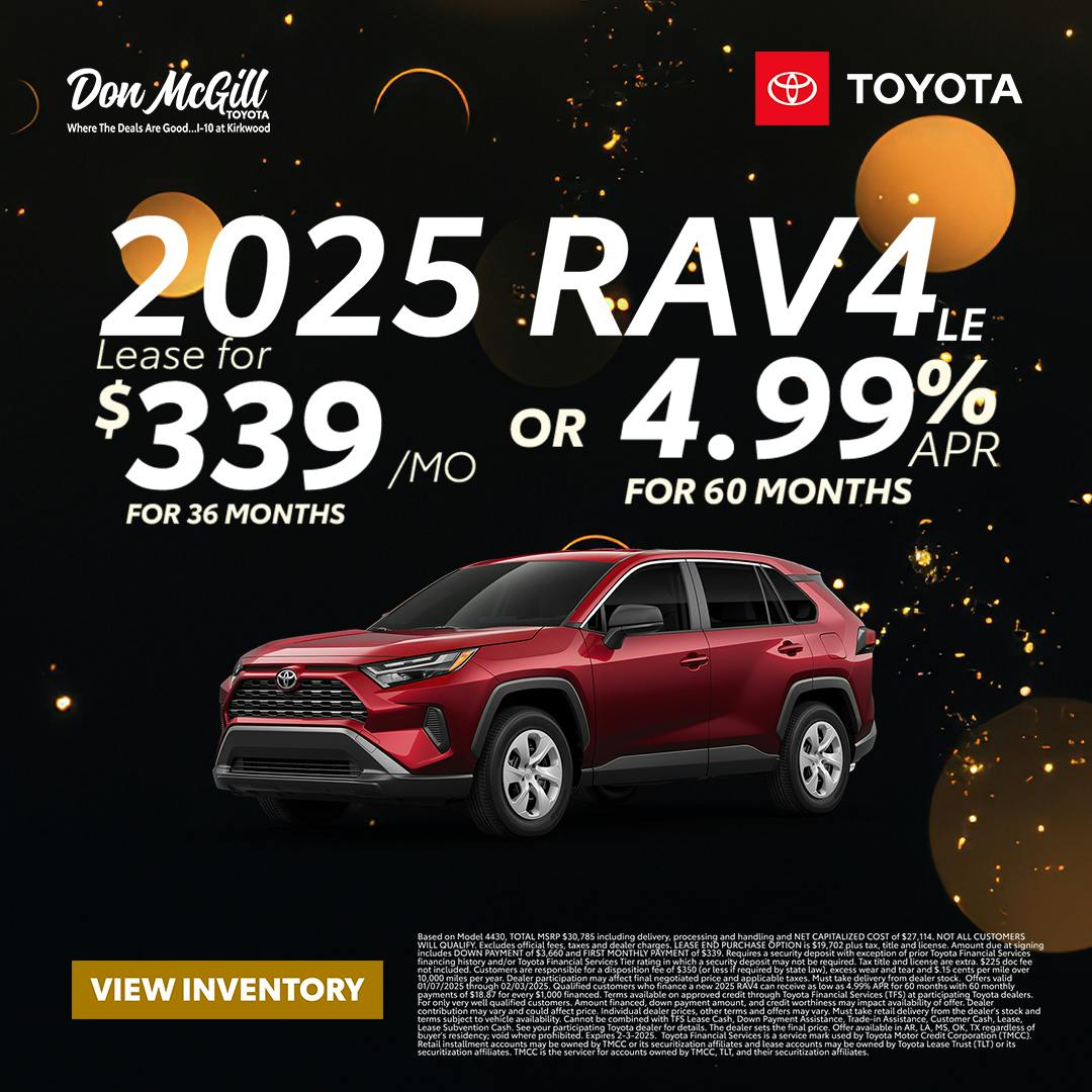 January 2025 GST RAV4