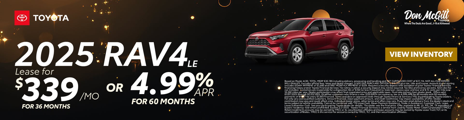 January 2025 GST RAV4