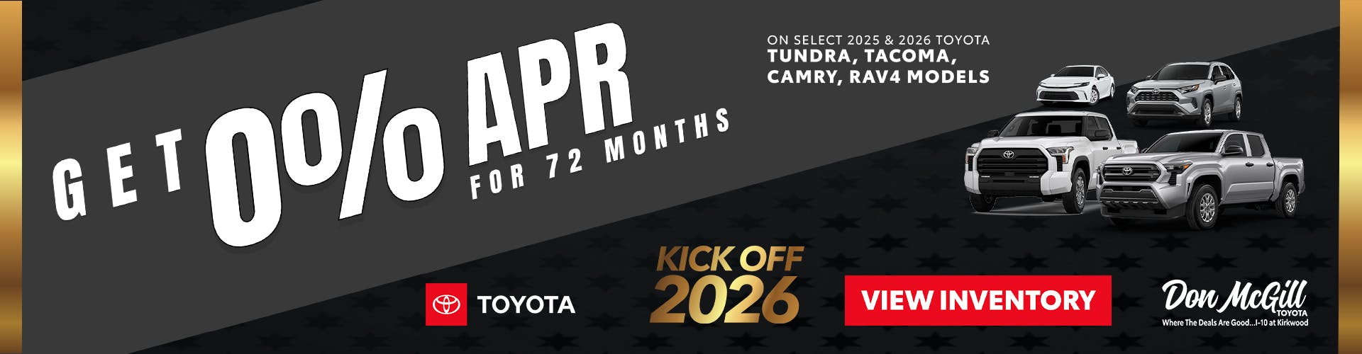 0% APR for 72 Months