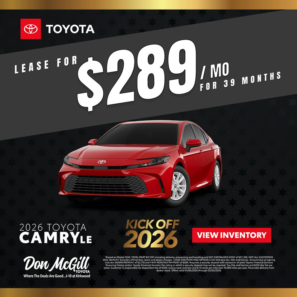 2026 Camry LE Special