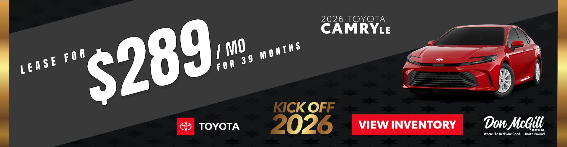 2026 Camry LE Special