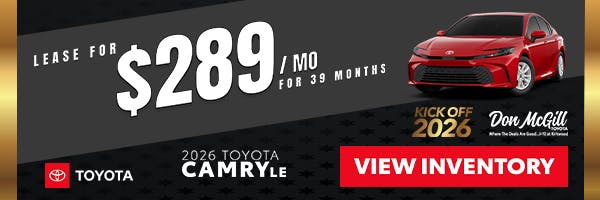 2026 Camry LE Special | Don McGill Toyota