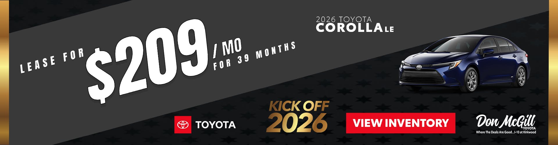 2026 Corolla LE Special