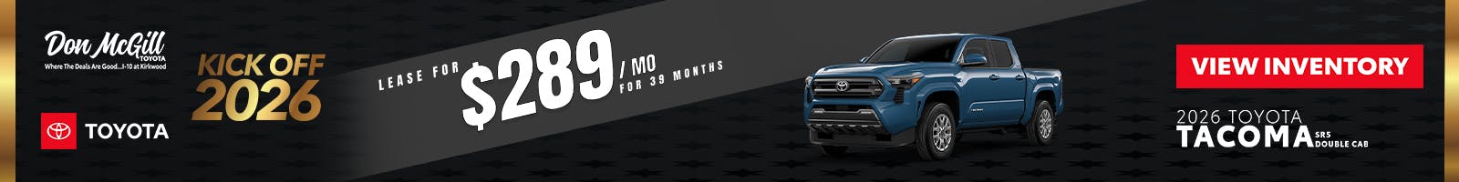 2026 Tacoma SR5 Special