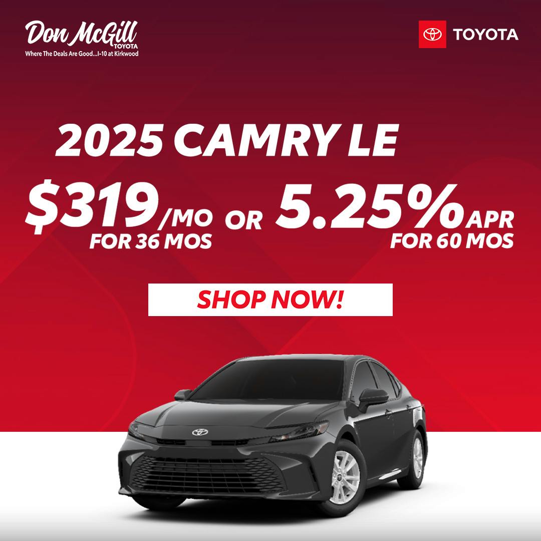 Toyota Camry Specials | Don McGill Toyota