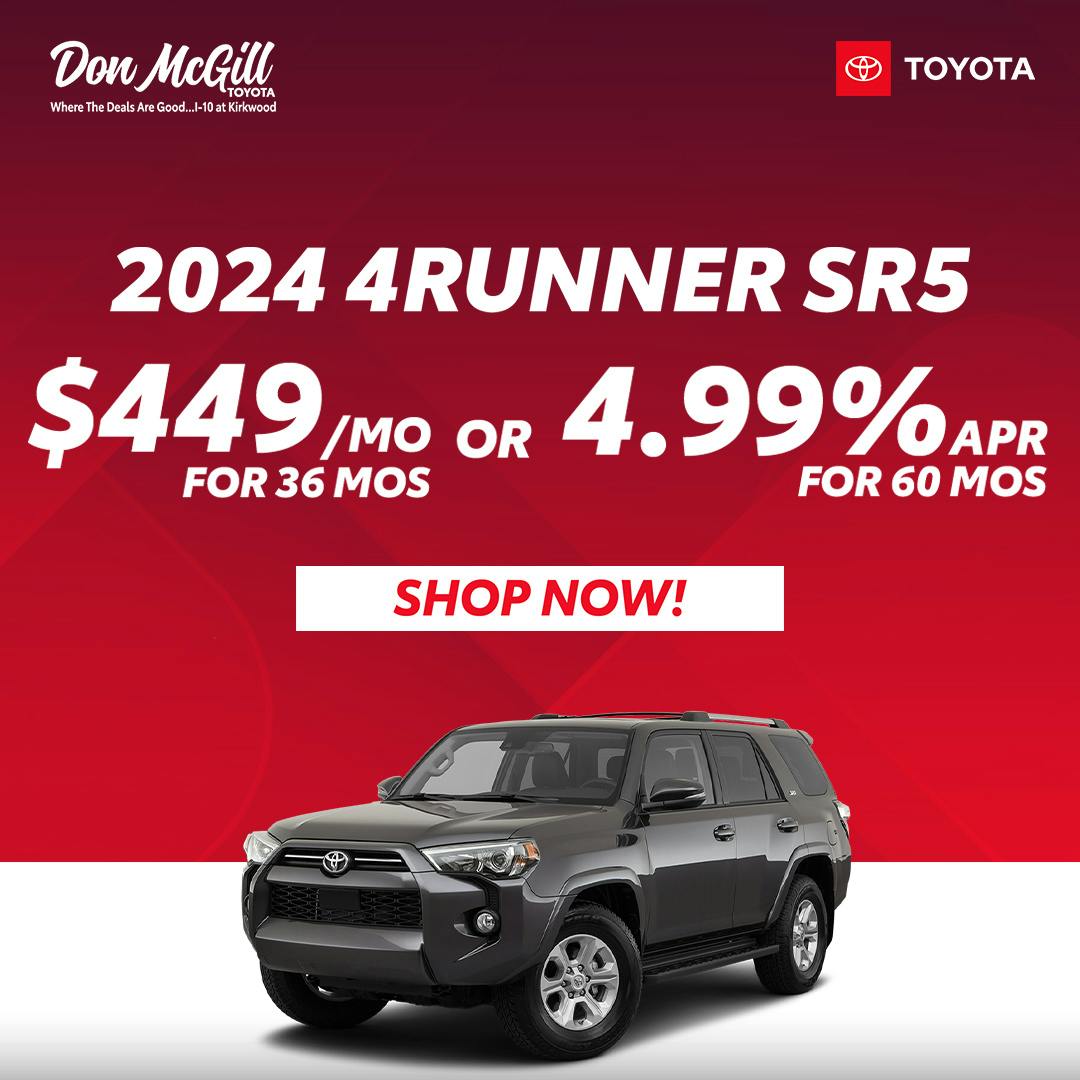 Toyota 4Runner Specials | Don McGill Toyota