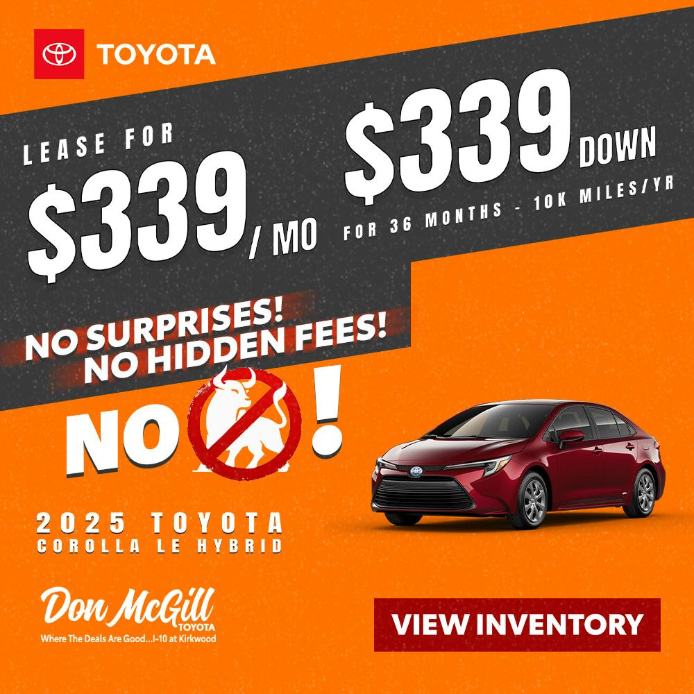 2025 Corolla LE Hybrid