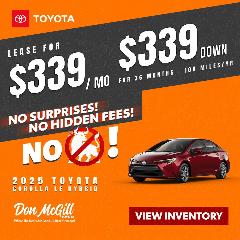 2025 Corolla LE Hybrid