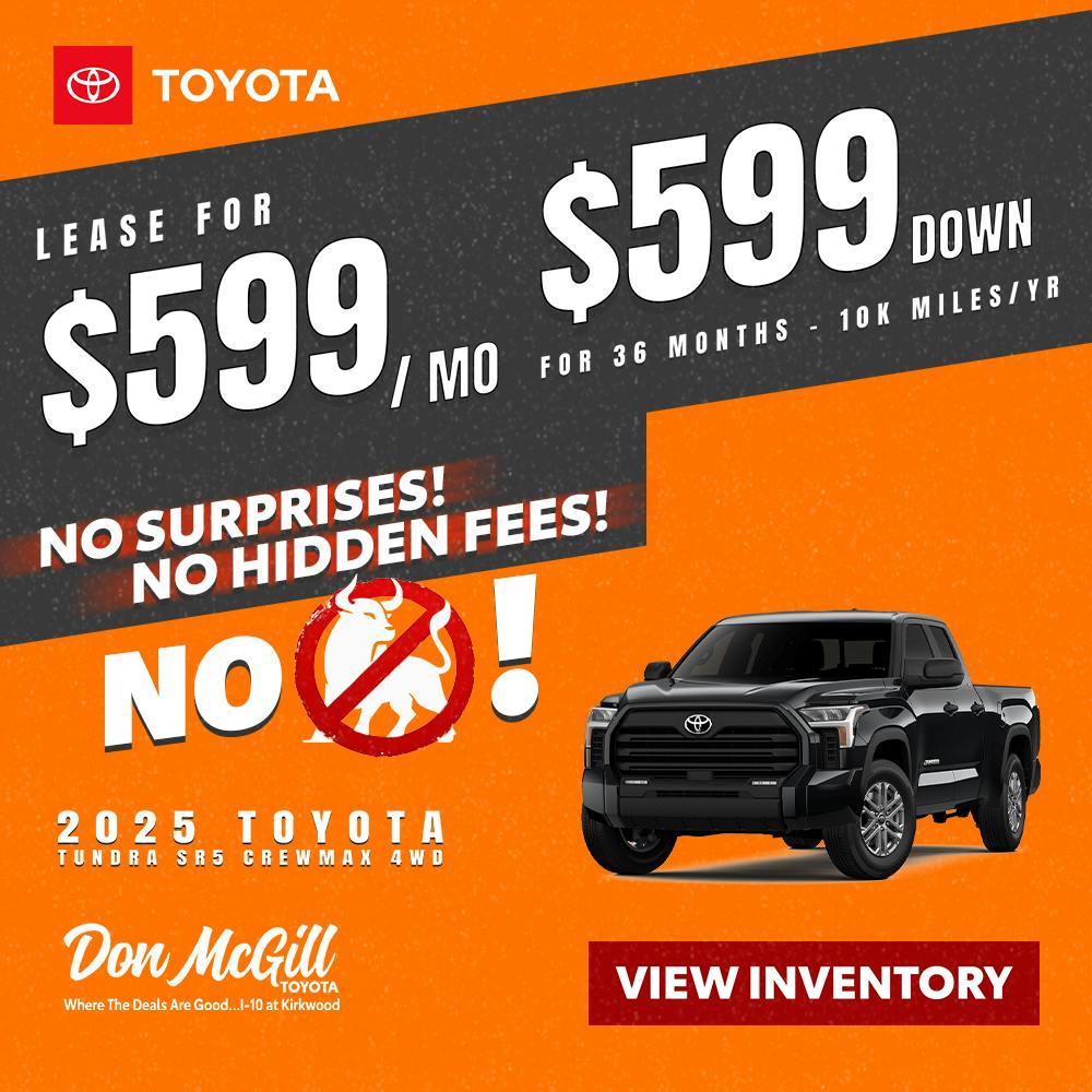 2025 Tundra SR5 Crewmax