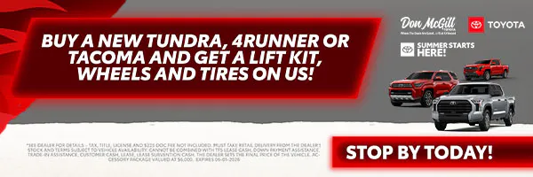 Lift Kit Special | Don McGill Toyota