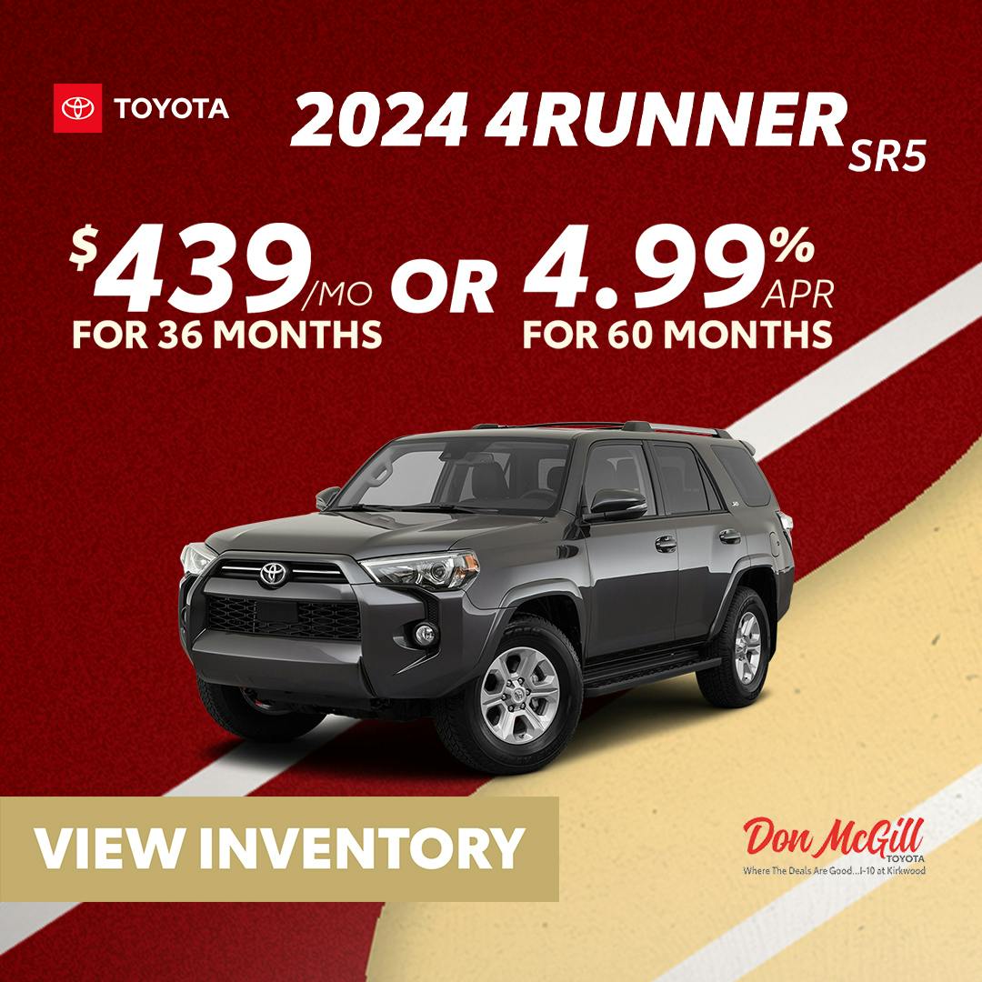 2024 Toyota 4Runner Specials