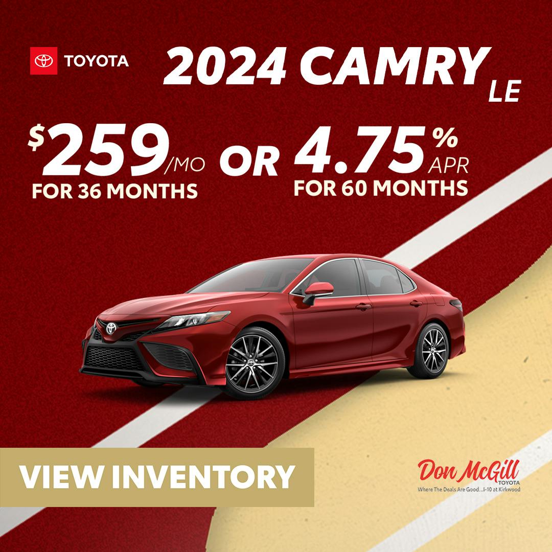 2024 Toyota Camry Specials