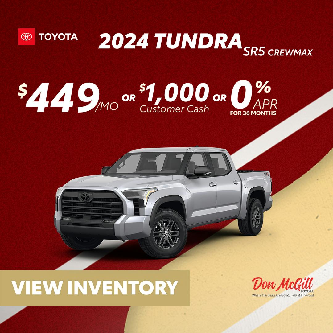 2024 Toyota Tundra Specials