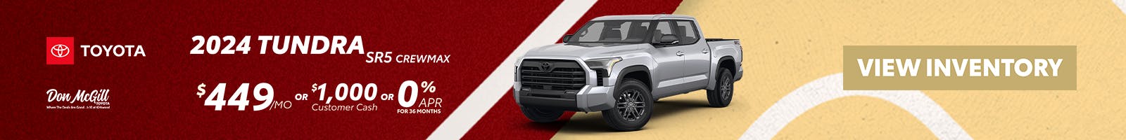 2024 Toyota Tundra Specials