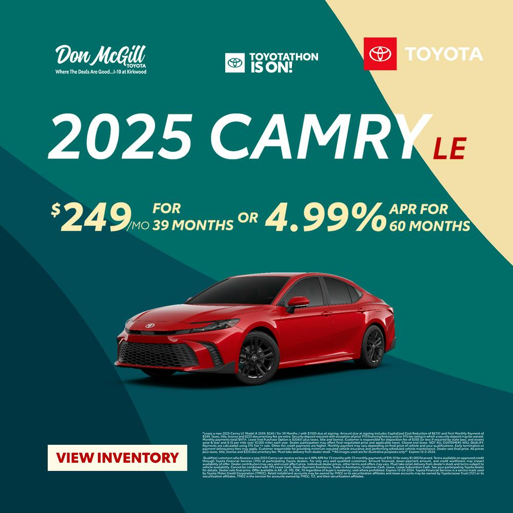 Toyota Camry Specials