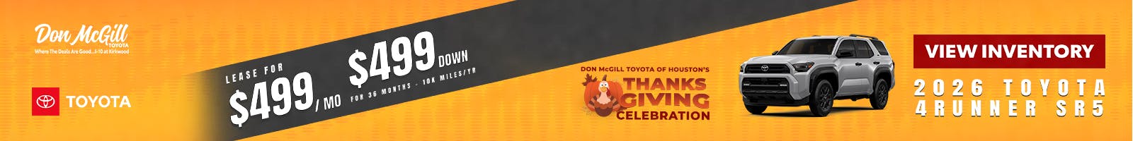 2025 4Runner SR5 4WD Special