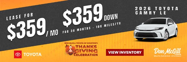 2026 Camry LE Special | Don McGill Toyota