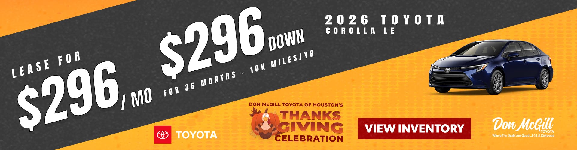 2026 Corolla LE Special