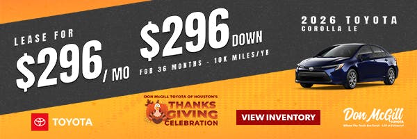 2026 Corolla LE Special | Don McGill Toyota