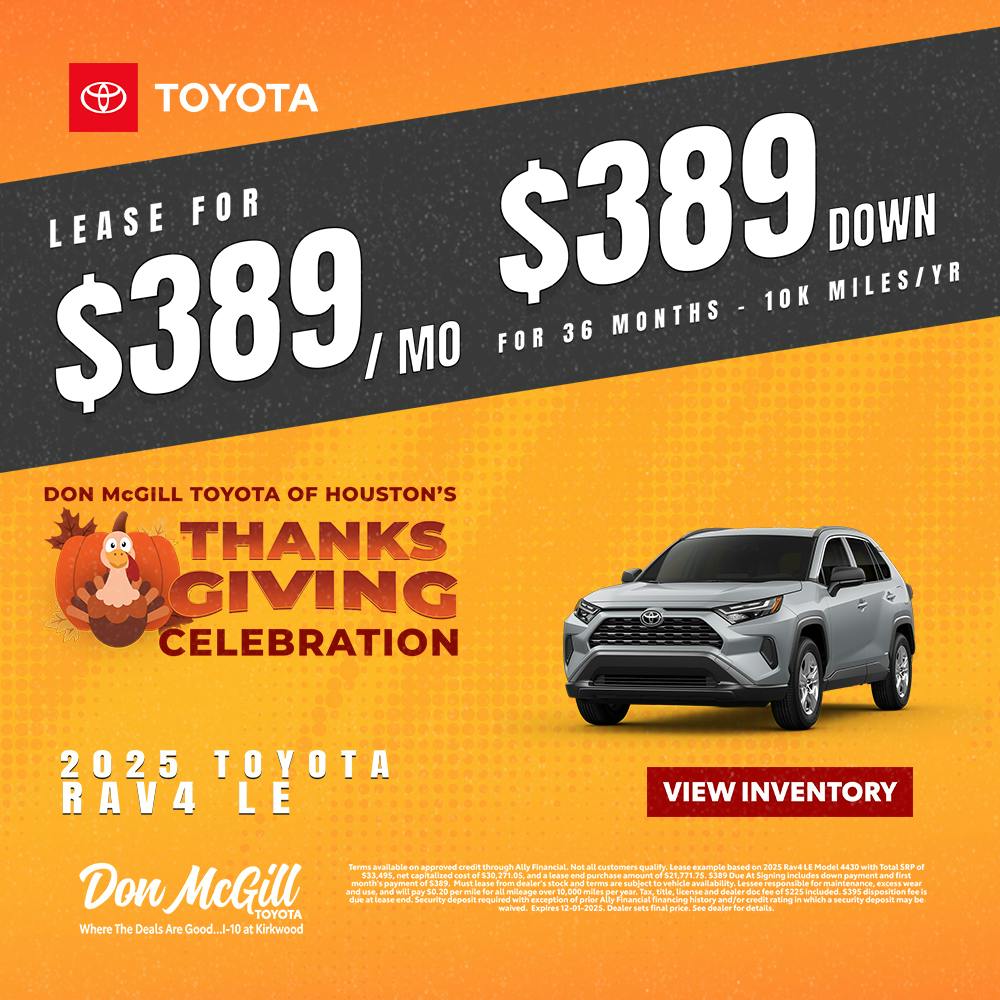 2025 RAV4 LE Special