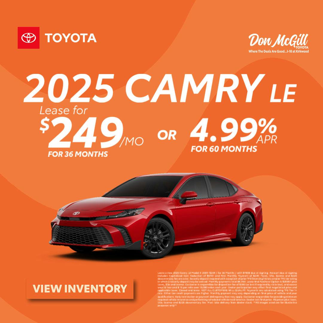 Toyota Camry Specials