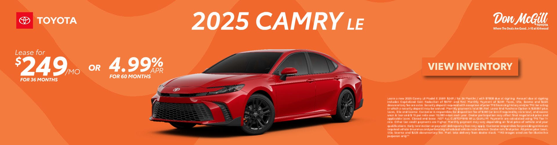 Toyota Camry Specials