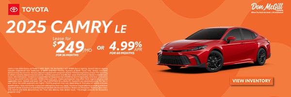 Toyota Camry Specials | Don McGill Toyota